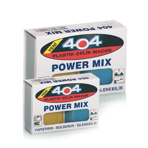 404 Power Mix Plastik Çelik Macun Yapıştırıcı 40 Gr