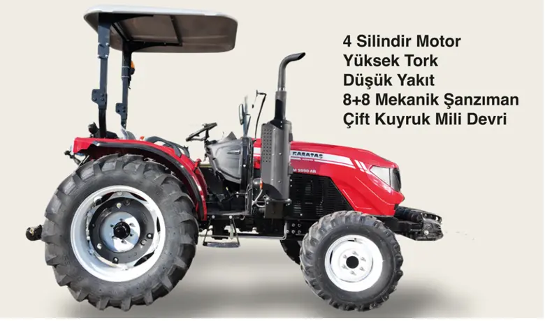 Karataş 4540 AR ( Tenteli ) Model 4*4 Traktör