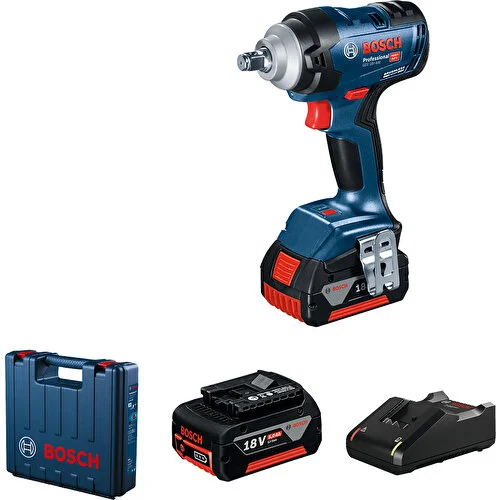 Bosch Professional Akülü Darbeli Somun Sıkma Makinesi (2X5.0AH) GDS 18V-400