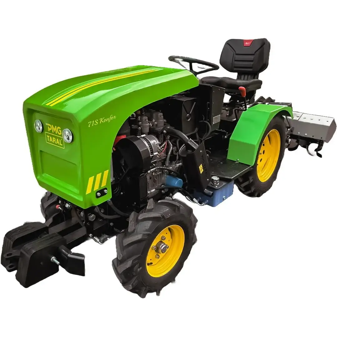 Taral 71S Konfor Oturaklı Toprak Frezesi Bahçe Canavarı 25 HP