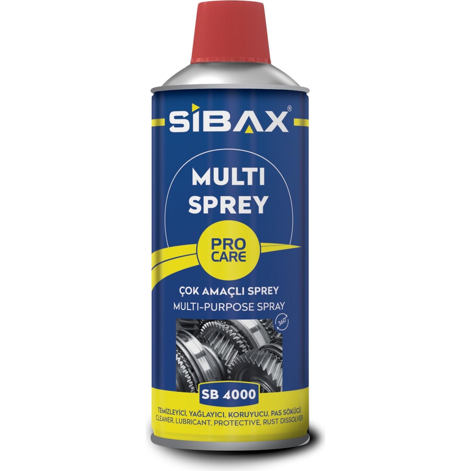 Sibax Çok Amaçlı Multi Pas Sökücü ve Yağlayıcı Sprey 200 ML