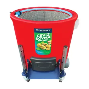 Sagro Devir Ayarlı Ceviz Soyma Makinesi 160 Litre