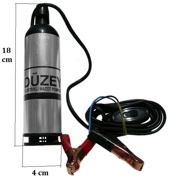 Düzey Dalgıç Mazot Pompası 12 Volt Küçük