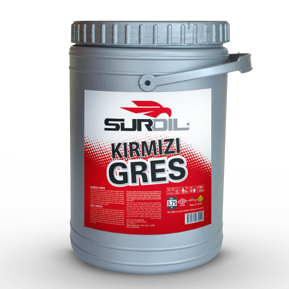 Gres Yağ - Kırmızı - 4 Kg